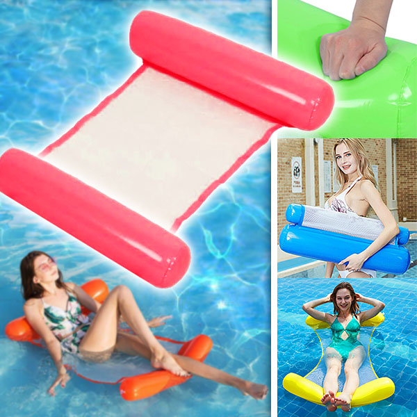 Hamaca de Agua para Piscina - 115x60 cm, 200 kg, Malla Refrescante | WATERZEN