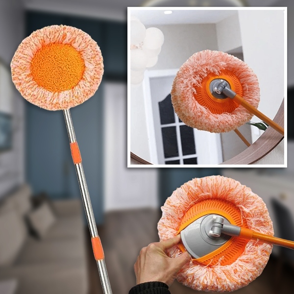 Mopa de microfibra giratoria 360° - 73-115 cm, húmedo y seco | CORALMOP