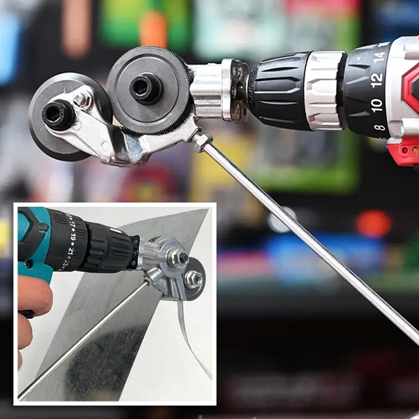 Accesorio para taladro para cortar metal - Hasta 1,5 mm, sin rebabas | METALSLICER