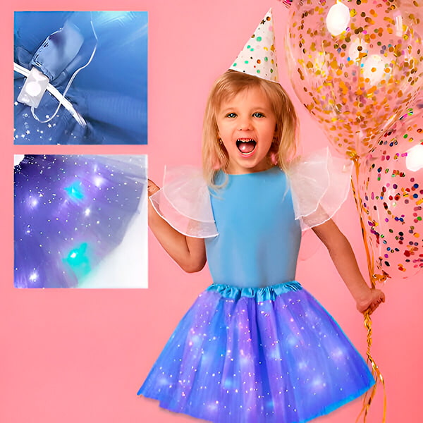 Falda brillante con ledes PRINCESS