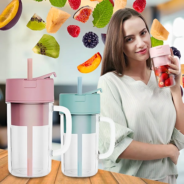 Licuadora portátil inalámbrica con pajita | BLENDZY