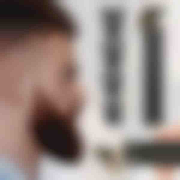 Recortadora eléctrica con cuchilla en T - bordes definidos para barba y línea del cabello | GRITSY