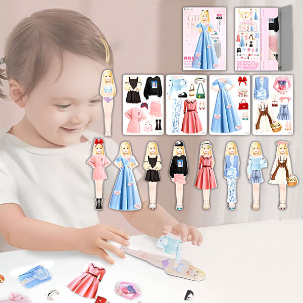 Muñeca Princesa Magnética para Vestir | MAGDRESSY