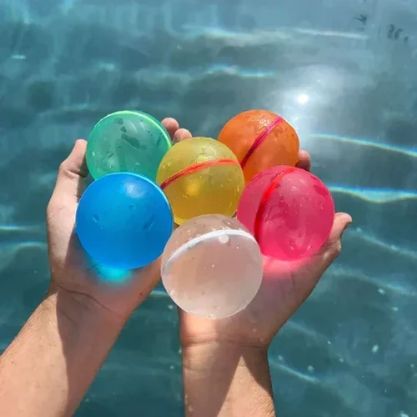 Globos de agua reutilizables (4 unidades) | SPLASHERS
