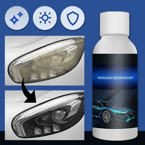 Líquido y esponja para la restauración de faros | POLISHLY