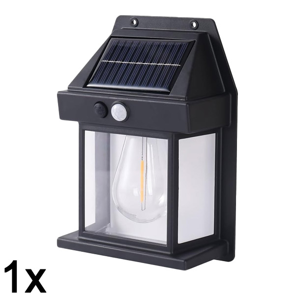 1x Luz solar para exterior – no requiere cableado | FLUXLAMP