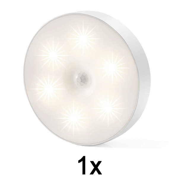 1x Lámpara LED inteligente con sensor de movimiento | LUMISIGN