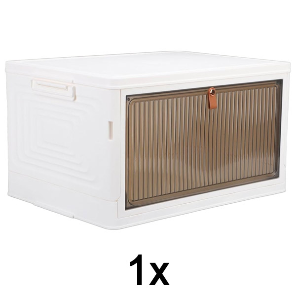 1x Caja de almacenamiento con tapa – lista en 2 minutos, sin herramientas | ORGABOX
