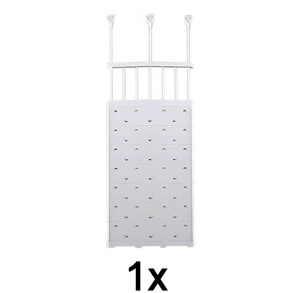 1x Estante extensible a presión (48-80 cm, Sin taladrar) | SHELFEXPEND