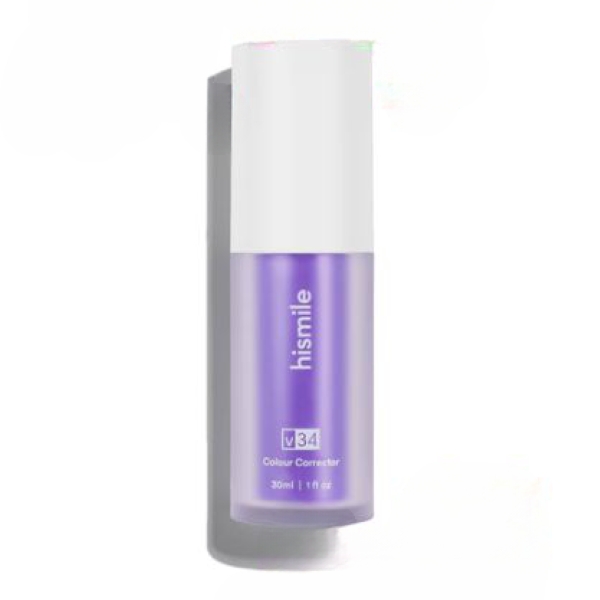 Pasta dental correctora de color V34 - Fórmula morada, 30 ml | JOYTEETH