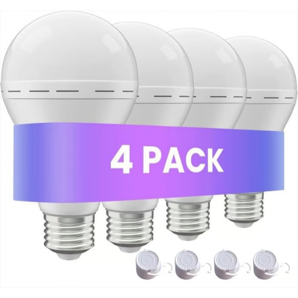 Bombillas de Emergencia Recargables (Set de 4) | EVOBULBS