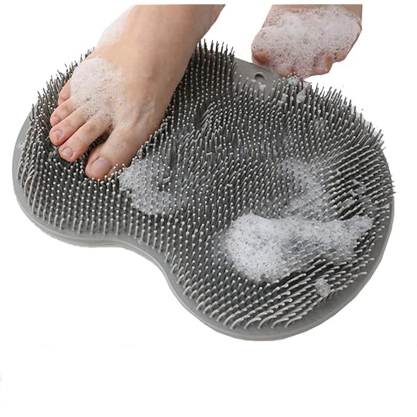 Exfoliante de pies de silicona para ducha | SCRUBBIKO