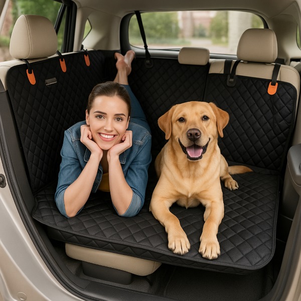 Funda impermeable para el asiento trasero del coche para perros | CARIPET