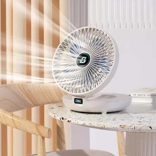 Mini ventilador portátil - oscilación 120°, batería 12h | AIRCOLIO